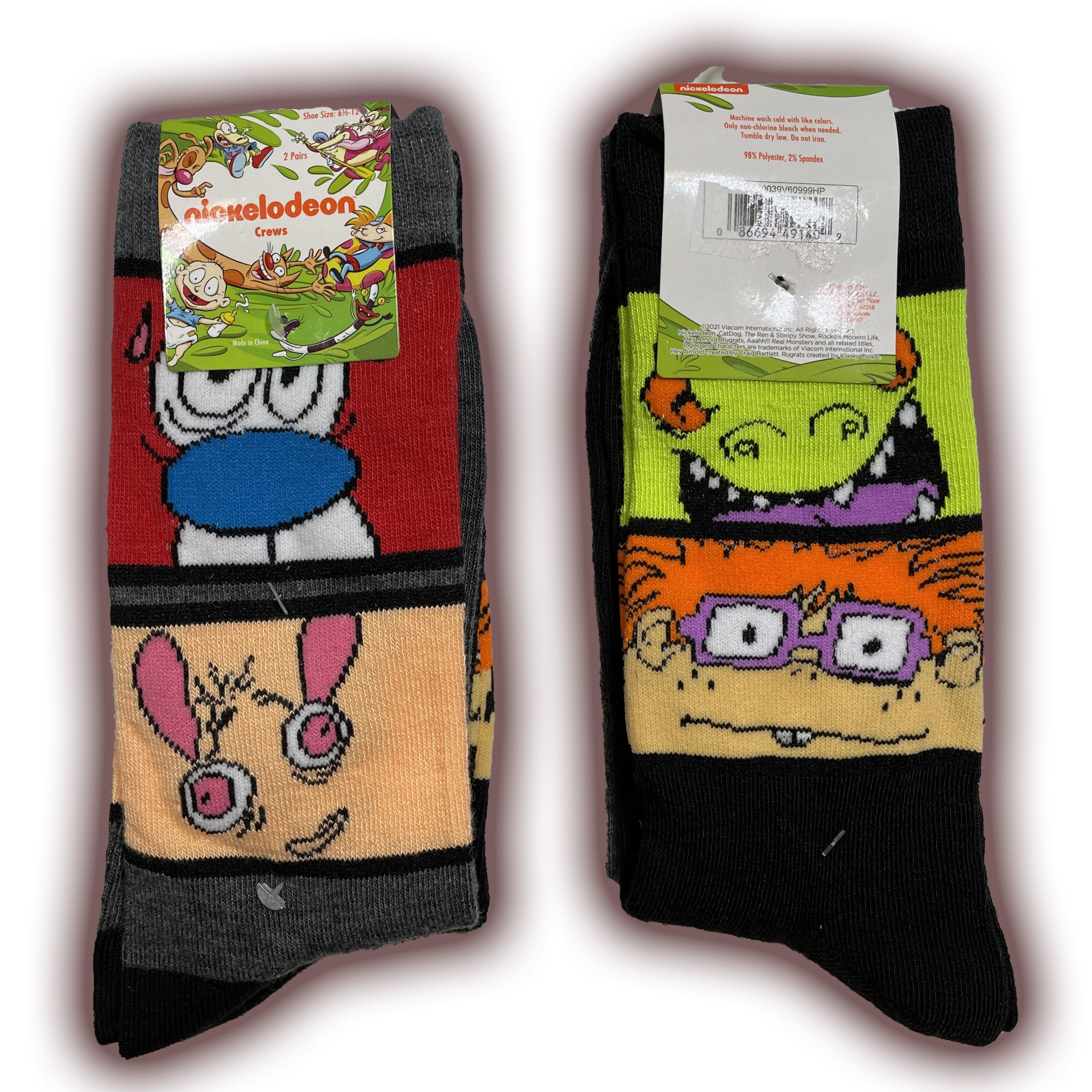 Nickelodeon Socks 2 Pairs